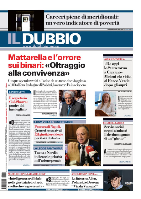 Le Prime Pagine Di Venerd Settembre Il Post