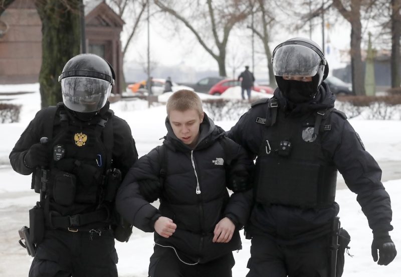 Gli Arresti In Russia Per Le Manifestazioni In Memoria Di Alexei