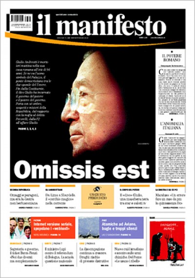 Le prime pagine di martedì 7 maggio 2013 - Il Post