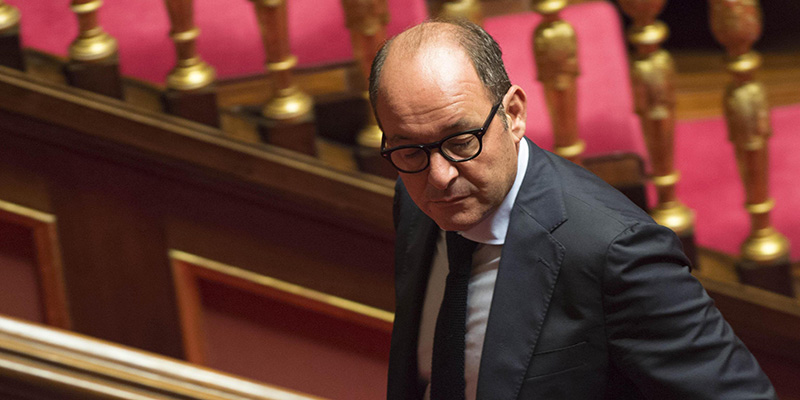 Antonio Stefano Caridi, il 4 agosto in Senato (ANSA/GIORGIO ONORATI)