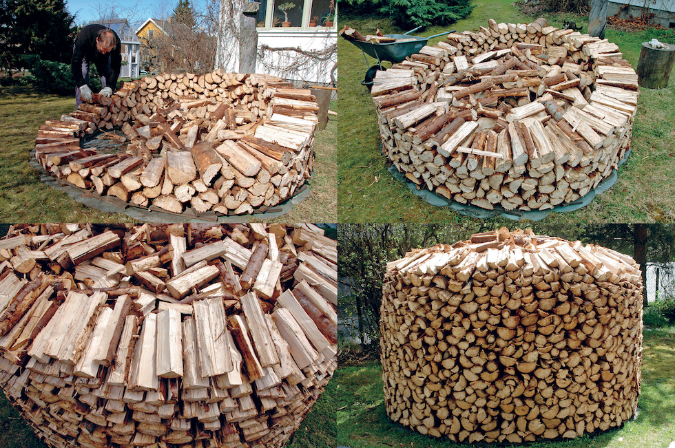 Come tagliare una catasta di legna in sicurezza