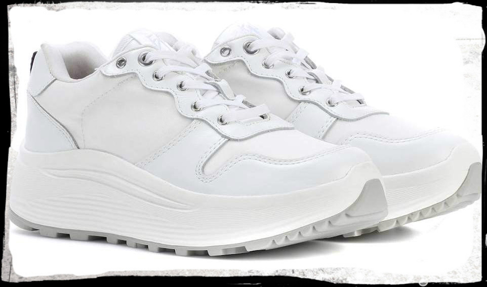 scarpe da passeggio bianche