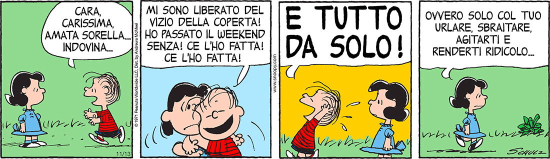 Peanuts 2018 novembre 13