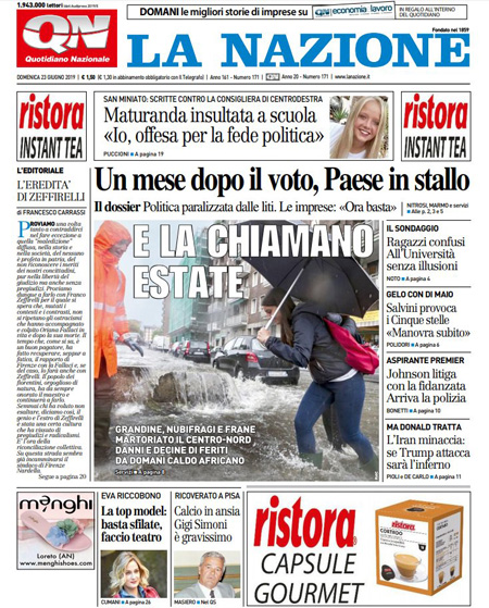 Le Prime Pagine Di Domenica 23 Giugno 2019 - Il Post