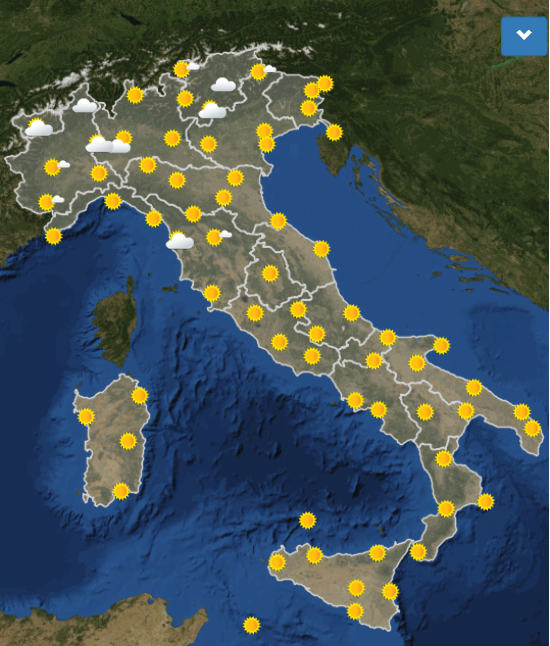 Le previsioni meteo di marted 21 luglio Il Post