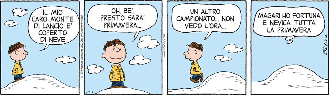 Peanuts 2022 febbraio 10