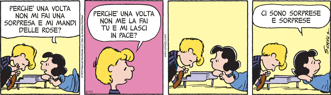 Peanuts 2022 febbraio 11