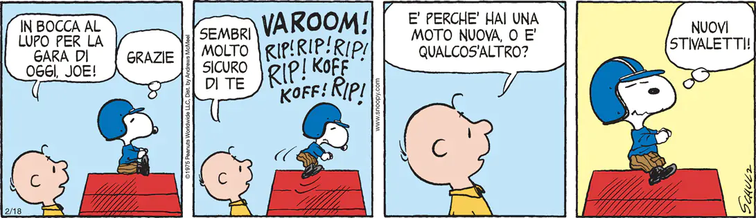 Peanuts 2022 febbraio 18