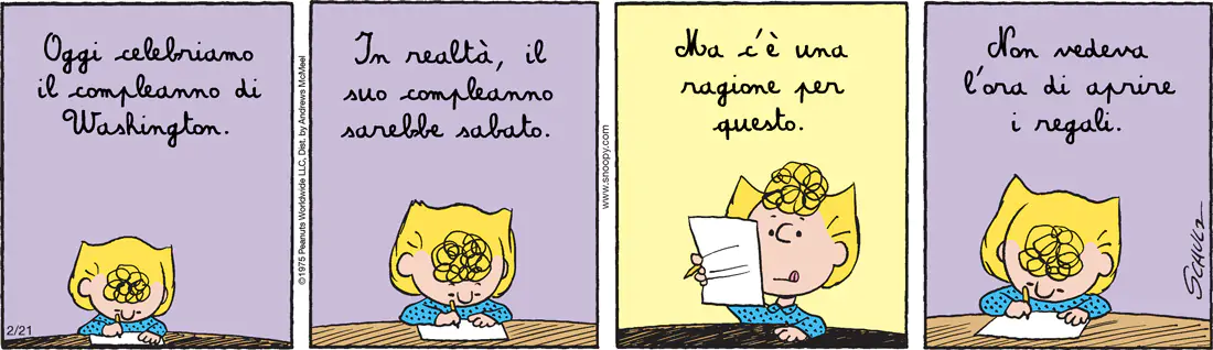 Peanuts 2022 febbraio 21