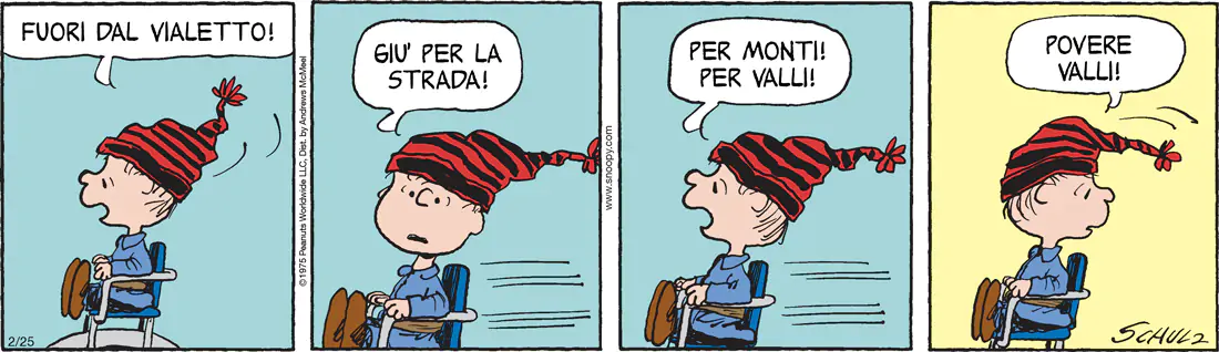 Peanuts 2022 febbraio 25