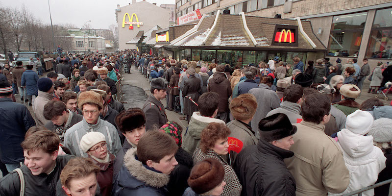 The first historic McDonald’s in Russia