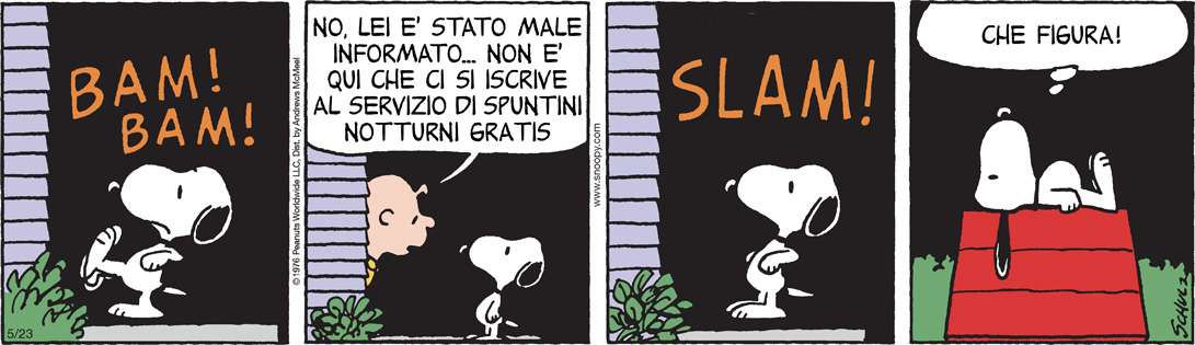 Peanuts 2023 maggio 23