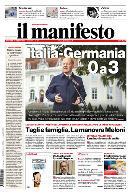 Le Prime Pagine Di Mercoledì 30 Agosto 2023 - Il Post