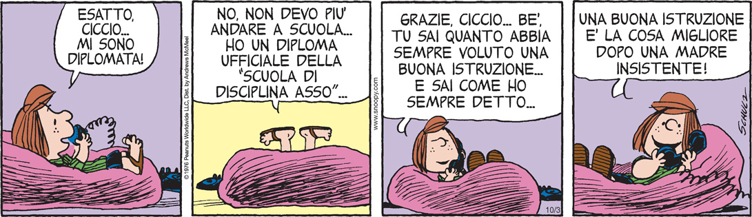 Peanuts 2023 ottobre 03