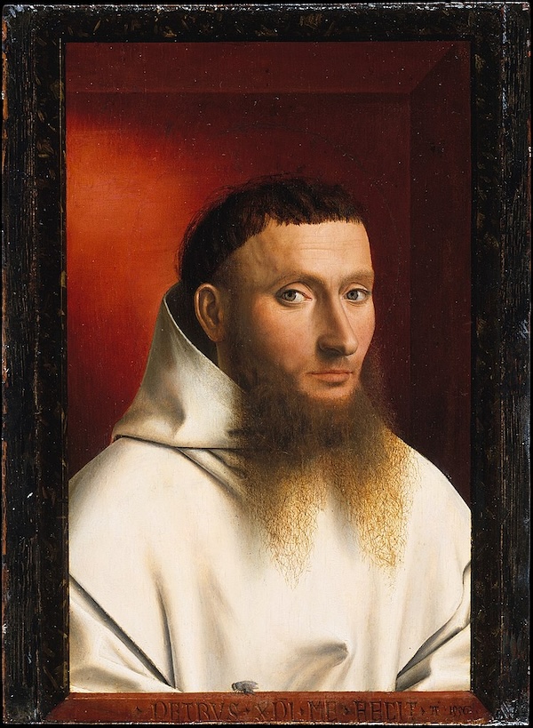 Il "Ritratto di un certosino" di Petrus Christus