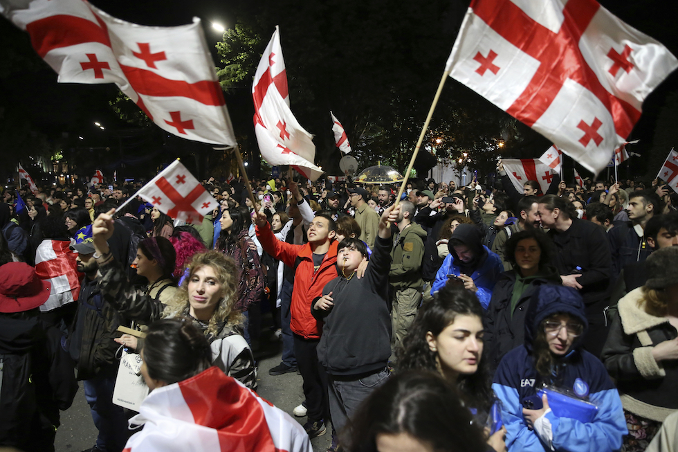 Manifestazioni a Tbilisi 