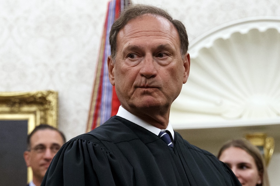 Il giudice della Corte suprema degli Stati Uniti Samuel Alito