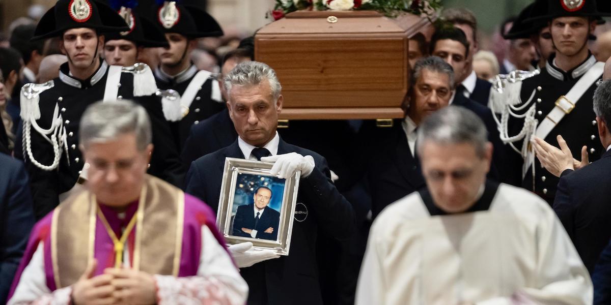 I funerali di Silvio Berlusconi (ANSA/ CHIGI PALACE PRESS OFFICE/ FILIPPO ATTILI)