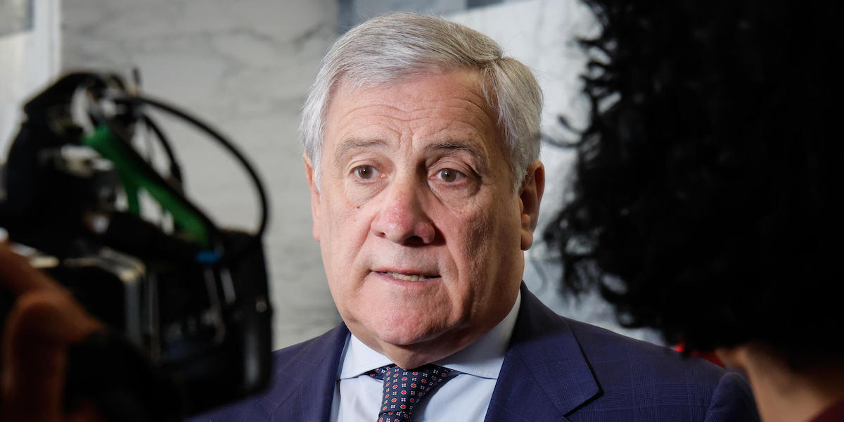 Il ministro degli Affari Esteri Antonio Tajani alla Farnesina, Roma, 25 maggio 2024 (Ansa/Giuseppe Lami)