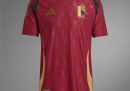 La prima maglia della nazionale belga agli Europei di calcio