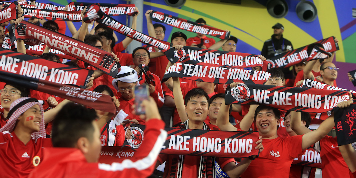 Three followers of the Hong Kong nationwide soccer crew have been arrested for turning their backs through the taking part in of the Chinese anthem