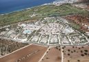 Borgo Egnazia, il resort dove si terrà il G7, fotografato da un elicottero dei carabinieri