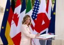 Giorgia Meloni a Borgo Egnazia per il primo giorno del G7, 13 giugno 2024