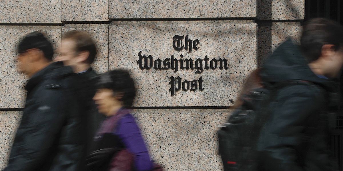 L'insegna del Washington Post