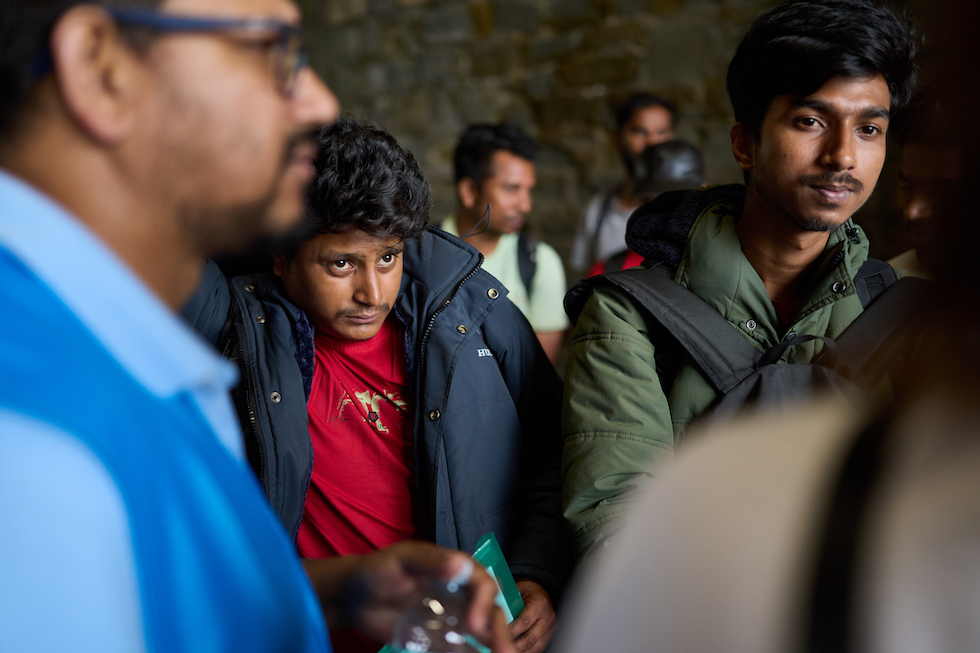 Migranti in primo piano 