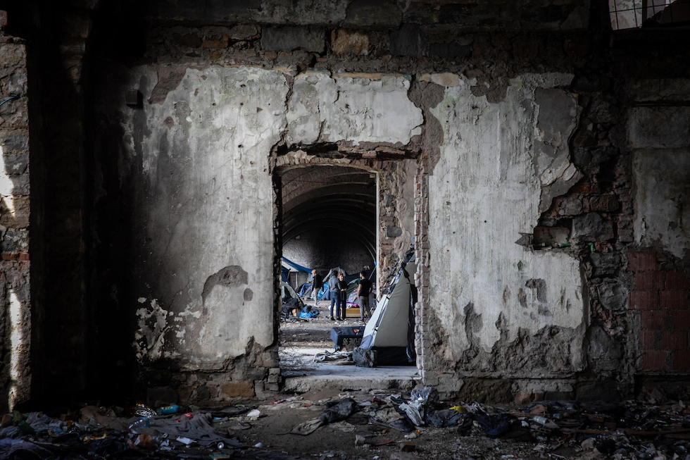 L'interno del Silos fotografato il 2 marzo 2024