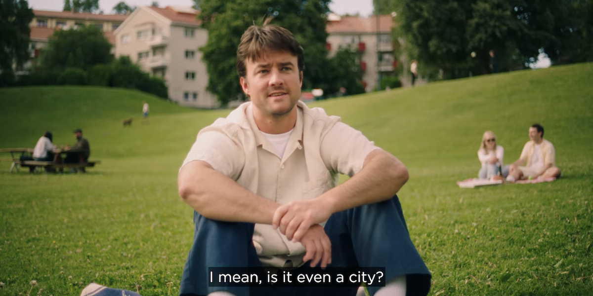 Un fermoimmagine dello spot pubblicitario "Is it even a city?" (@visitoslo. / YouTube)