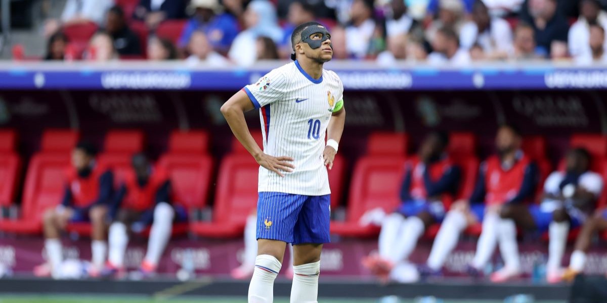 Kylian Mbappé, 25 anni, ha segnato un gol su rigore finora in questi Europei (Carl Recine/Getty Images)