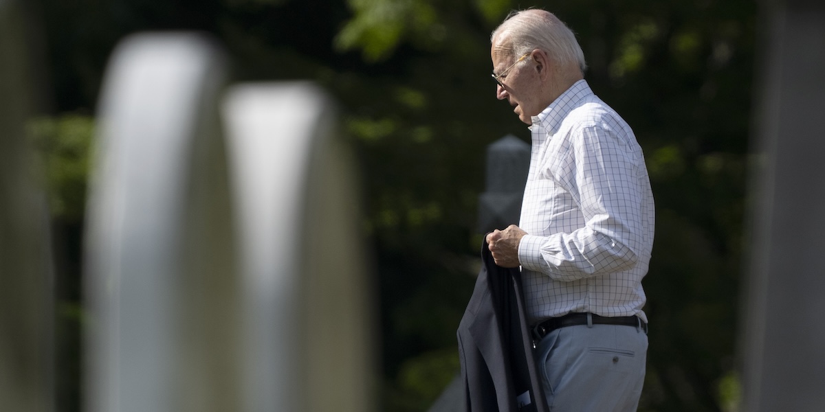 Joe Biden il 7 luglio (AP Photo/Manuel Balce Ceneta)