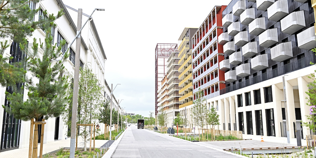 Una strada del villaggio olimpico (Aurelien Meunier/Getty Images)