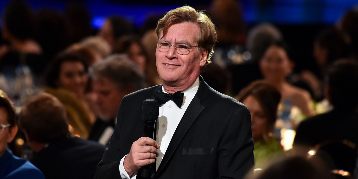 Aaron Sorkin nell'aprile del 2024 (Alberto E. Rodriguez/Getty Images)