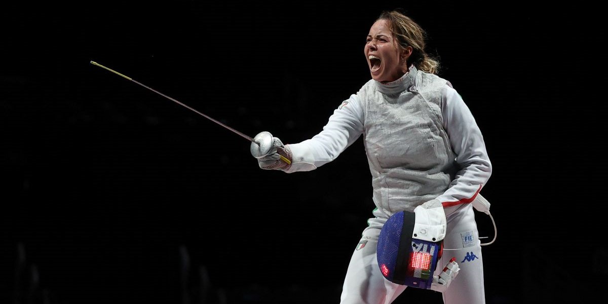 Alice Volpi, 32 anni, è campionessa mondiale in carica nel fioretto (Ezra Shaw/Getty Images)