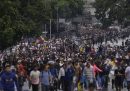 La manifestazione molto partecipata nella capitale, Caracas, il 29 luglio