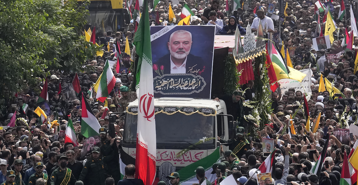 Il funerale di Ismail Haniyeh a Teheran