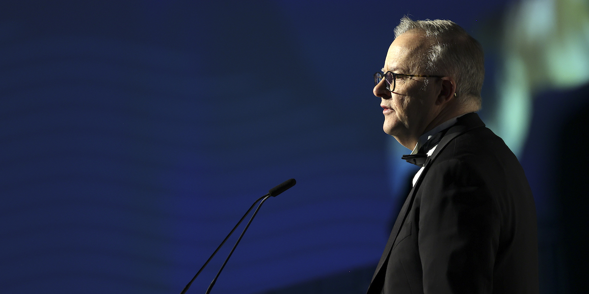 Il primo ministro australiano Anthony Albanese (Martin Keep/Getty Images)