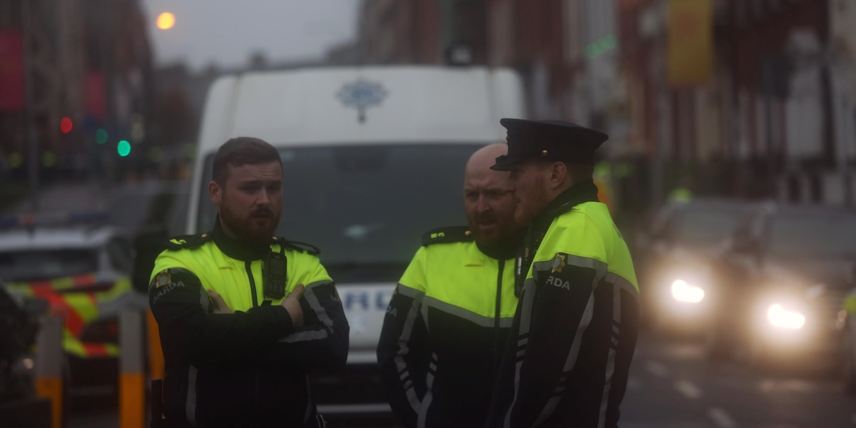 Alcuni agenti della polizia irlandese