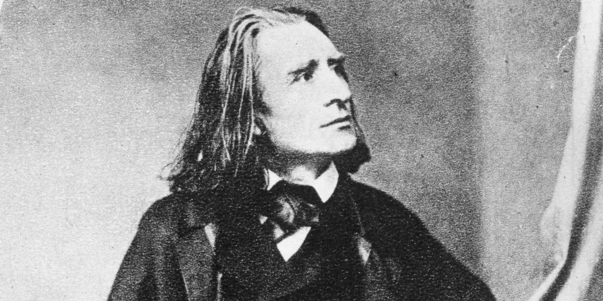 Franz Liszt ritratto nel 1858. (Hulton Archive/Getty Images)