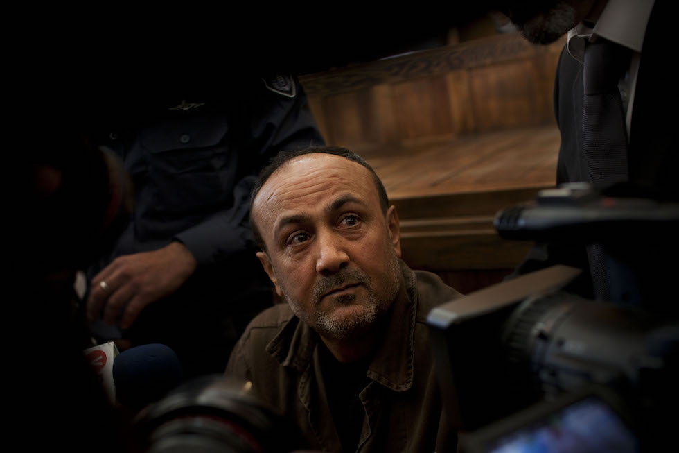 L'ultima fotografia ufficiale di Barghouti, nel 2012 