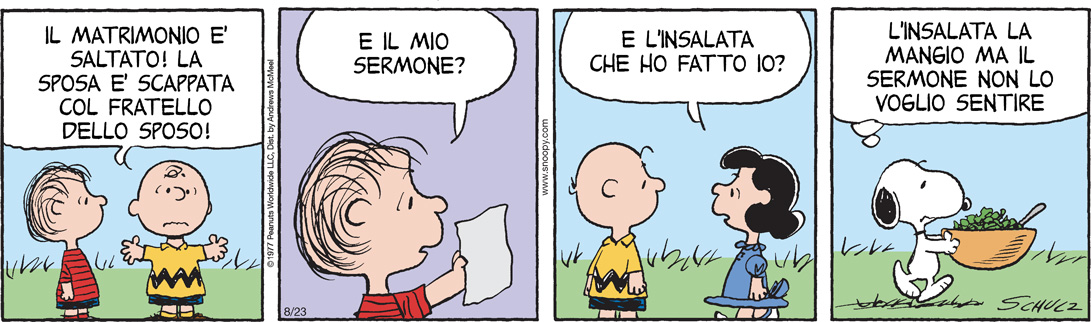 Peanuts 2024 agosto 23