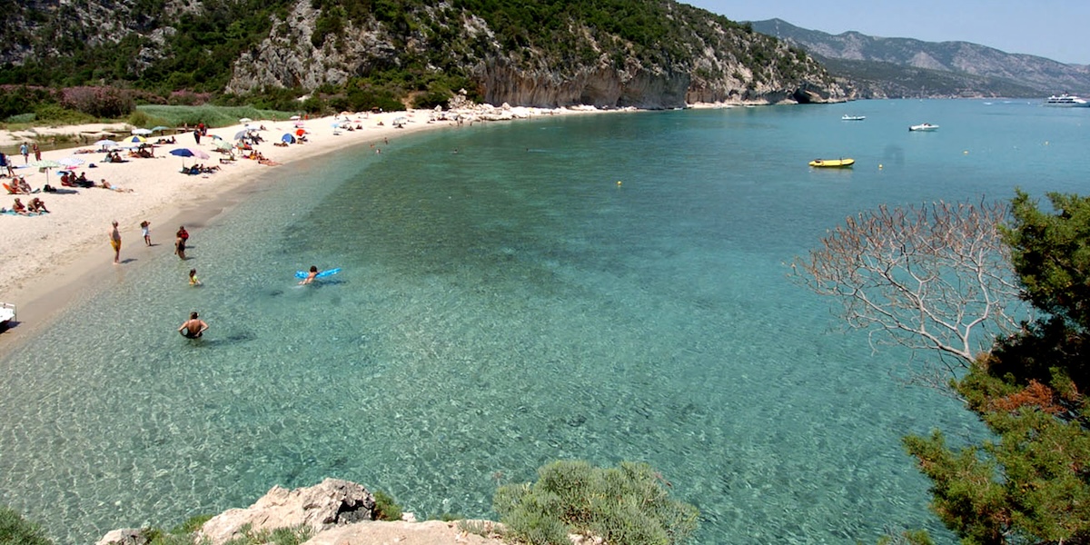 La spiaggia di Cala Luna