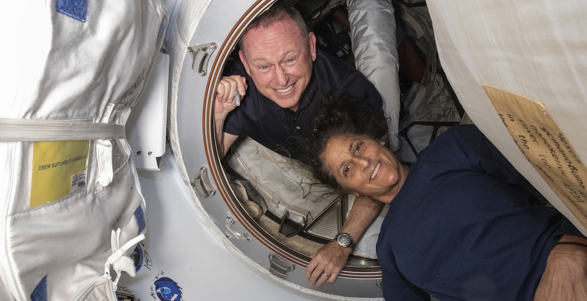 Butch Wilmore e Suni Williams (NASA via AP, File)