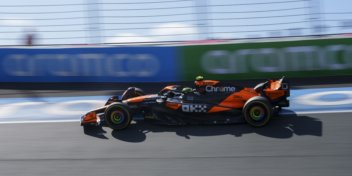 Lando Norris sulla McLaren