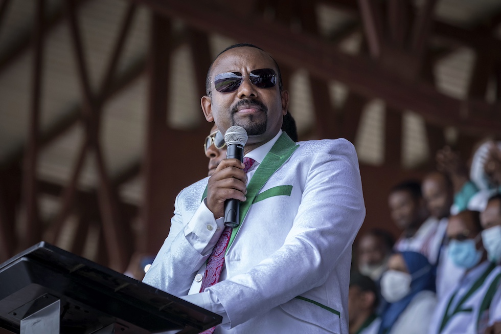 Il primo ministro etiope Abiy Ahmed (AP Photo/Mulugeta Ayene, File)