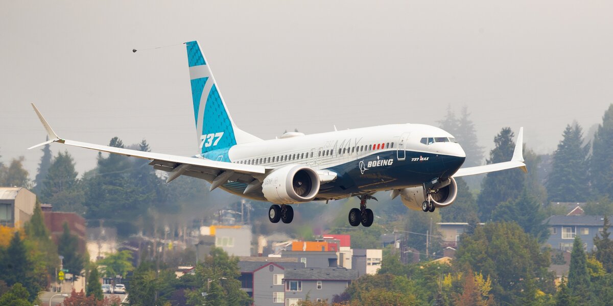 Un Boeing 737 MAX nel 2020 (Mike Siegel/The Seattle Times via AP, Pool)