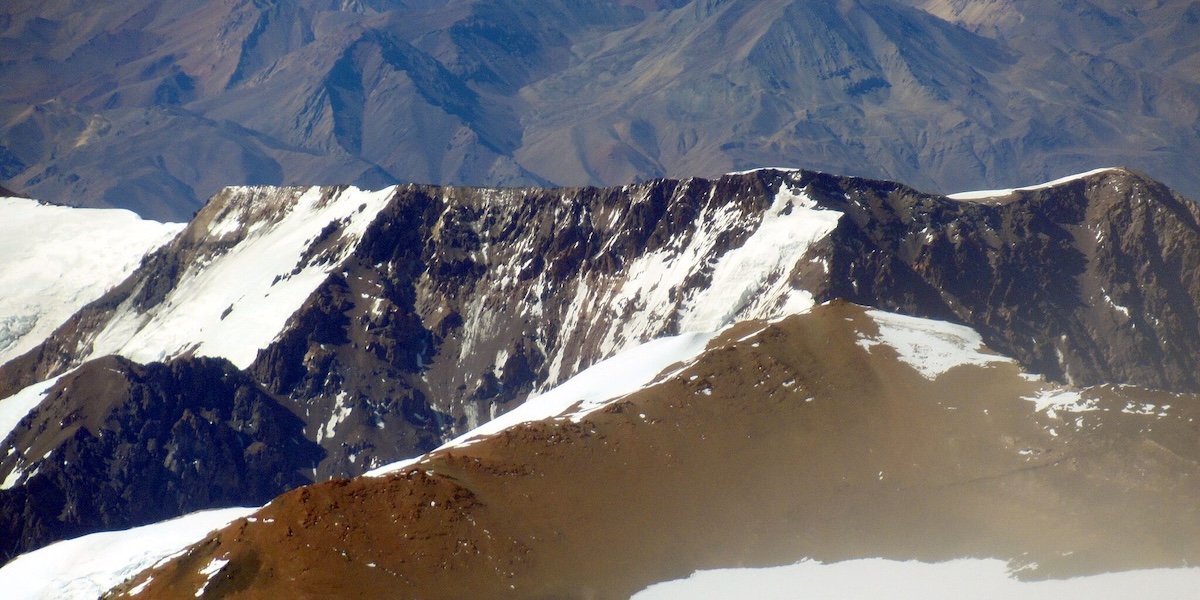 Il Mercedario, montagna della cordigliera delle Ande