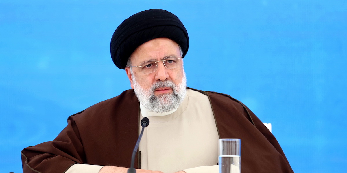 Il presidente iraniano Ebrahim Raisi (Office of the President of the Islamic Republic of Iran via Getty Images)